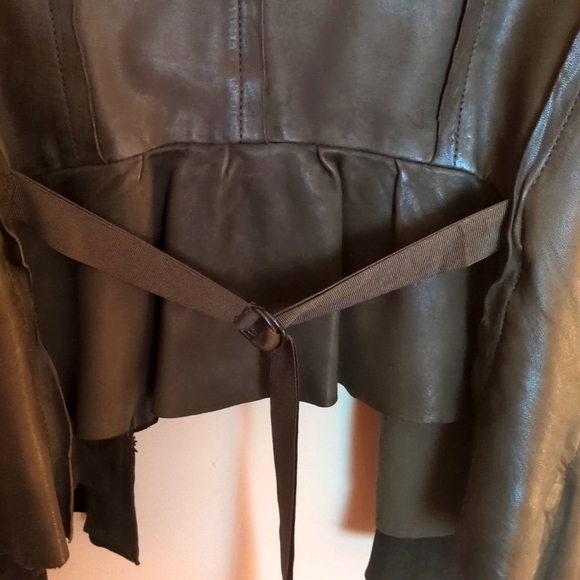 Danier leather blazer sz S - Picture 7 of 9